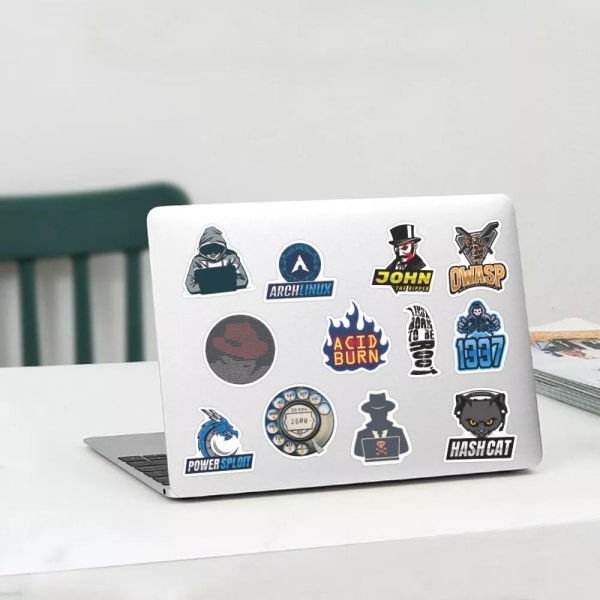 50X Programmerare Kodare Hackare Utvecklare Geek Graffiti Stickers Bärbara PC Dekaler