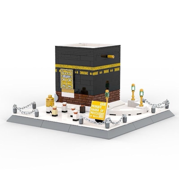 Kaaba - Islamiska Byggklossar Set av Heliga Kaaba Ramadan Eid Gåva
