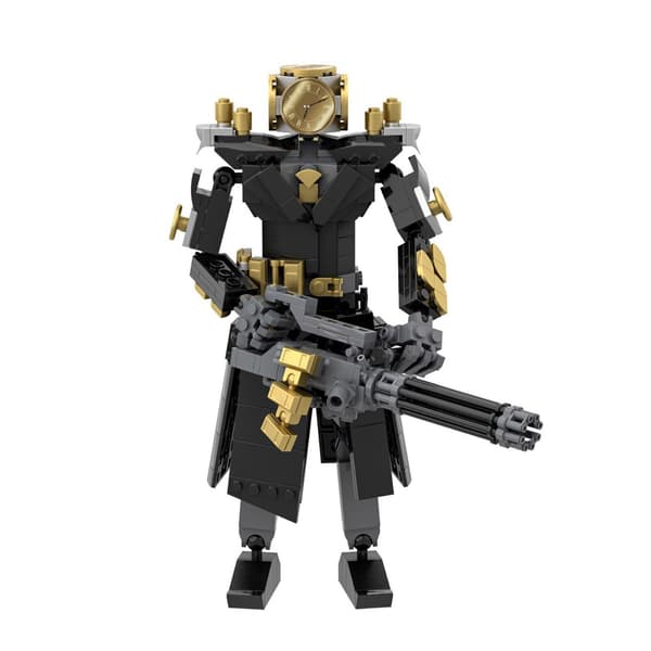Skibidi Toalettblock Titans Cameraman Titans Speaker Man Building Blocks Figur E