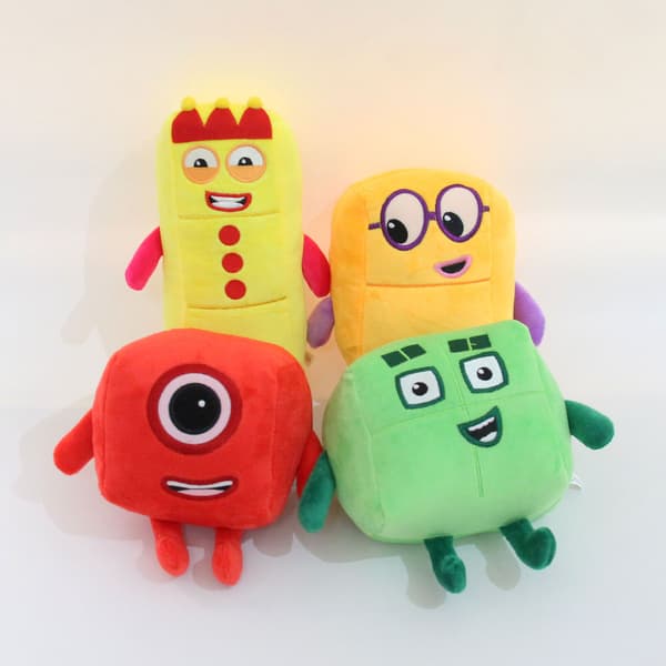Numberblocks Digital Blocks Anime Gosedjur Plyschdocka Barn Actionfigur Mjuka Leksaker digit3-22cm