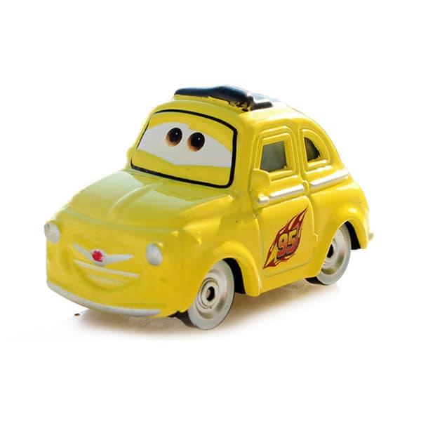 Disney Pixar Bilar Och Plan Lot Blixten 1:55 Diecast Modell Leksaker Gåva Lös Bil Luigi