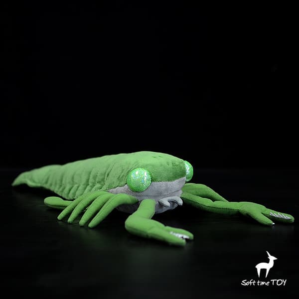 42 Cm Paleontology Series Simulation Winged Limber Plyschleksaksdocka Ny