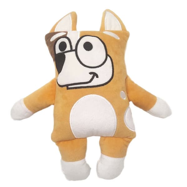 30cm Plyschhund Q Version Tecknad Merchandise Mjukt Gosedjur Docka för Barn