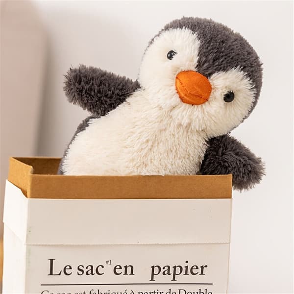 Kawaii Kramgo Mjuk Pingvin Plyschleksaker Gosedjur Babydocka Barnleksak Present!