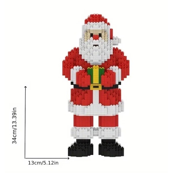 5000 st Jultomte 3D Avancerat Byggklossset