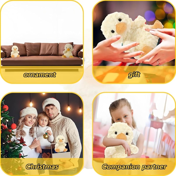 Gul Anka Plysch Aurora Palm Pals Påsk Teddy Mjuk Naturli Miljövänlig Plysch