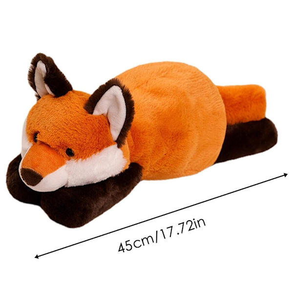 Tyngda Gosedjur, Räv Krokodil Sengångare Squishy Plyschleksak Fox 60cm