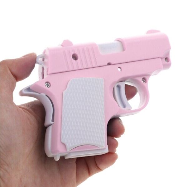 Stress relief Fidgets Toy Guns Lekfull underhållning Leksak Praktisk skämt rekvisita Pink
