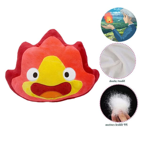 24CM Nya Calcifer Plyschleksaker Tecknade Fyllda Mjuka Dockor Barn Julklappar