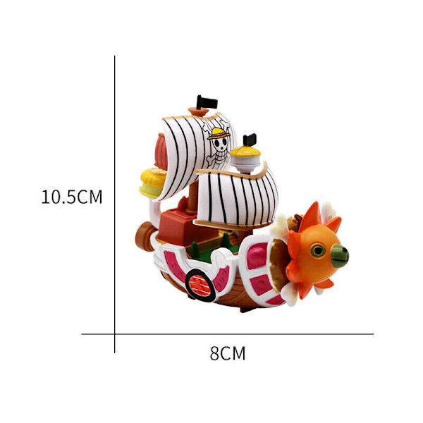 Anime One Piece Sunny PVC Action Figur Leksaker Collection Dockfigur Modell Present A
