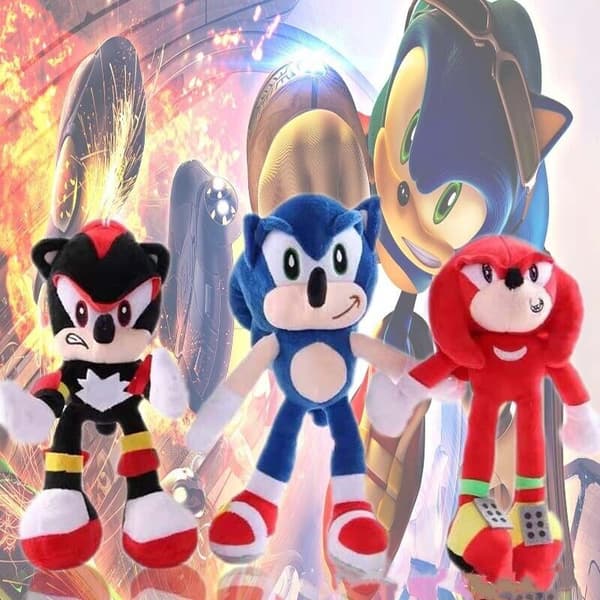 Sonic Super Sonic Mjuk Plyschleksak Talsnak Igelkott Docka Barn Docka Barnpresent 28cm Bloodsucking Sonic 1 [125g]