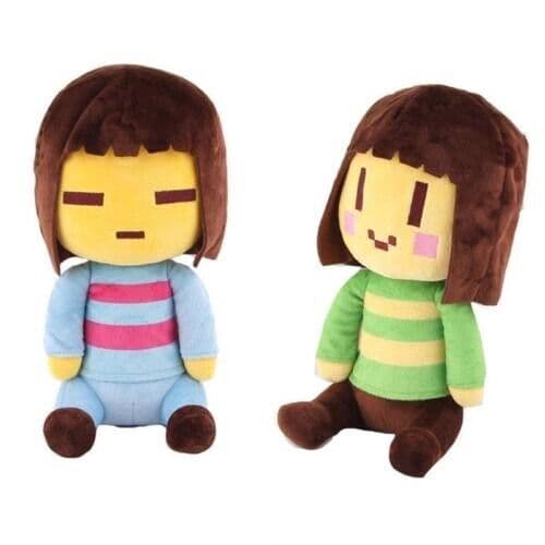 Mjuk Undertale Frisk Chara plyschdocka Figur stoppad leksak 20 cm Kid Gift Xmas Chara