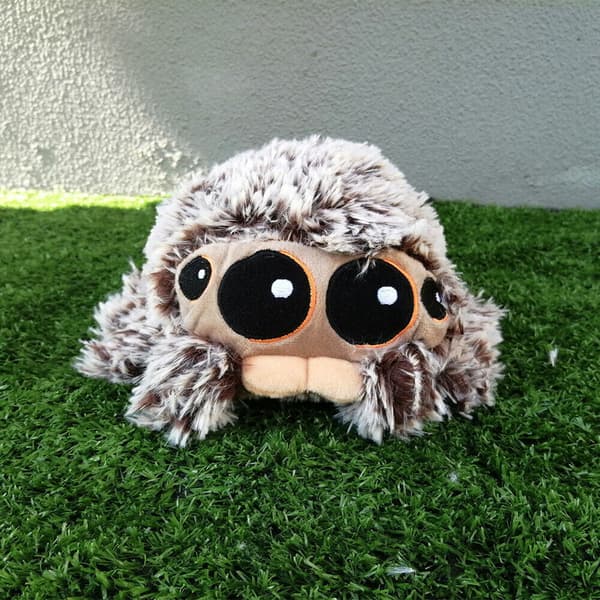 20cm Lucas The Spider 1:a Mjuk Stoppad Leksak Plyschdocka Barn Gosedjur Julklapp