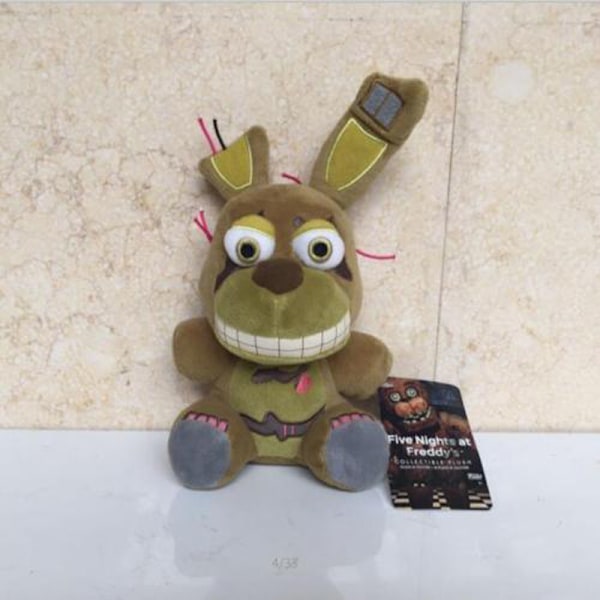7 0 Five Nights at Freddy's FNAF Skräck Gosedjur Spel Barn Leksak Present Dockor mjuk Springtrap (6inch)
