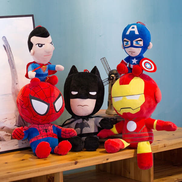 27 cm MARVEL THE AVENGERS Hero plyschdocka Spiderman mjuka fyllda leksaker Barnpresent Spider-man