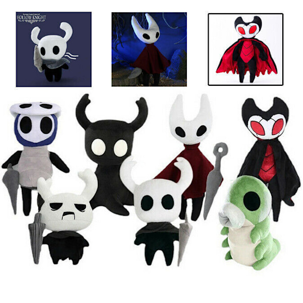 Hollow Knight Hornet Ghost Gosedjur Leksak SilkSong Barnpresent Mjuka Leksaker Ghost