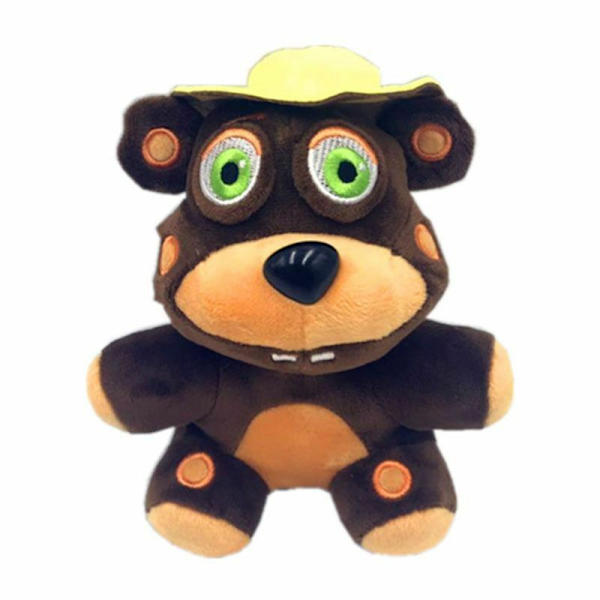 FNAF plyschar fem nätter på Freddy's Plush Doll Toy Brown Bear-18cm