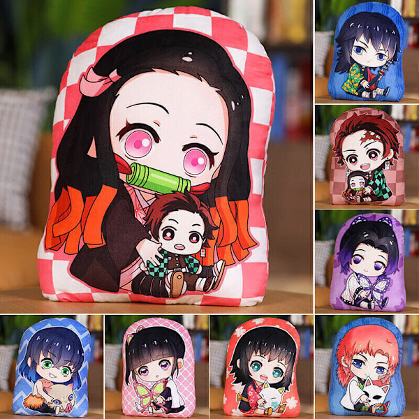 Anime Demon Slayer Kimetsu No Yaiba Plysch Kudde Hänge Uppstoppad Barnleksak Present Kanroji Mitsuri