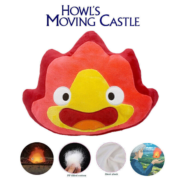 24CM Nya Calcifer Plyschleksaker Tecknade Fyllda Mjuka Dockor Barn Julklappar
