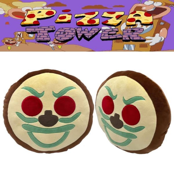 Mjukt Bekvämt Spel Pizza Tower Noise Pizza Plyschleksak fylld docka Barnpresent Pizza