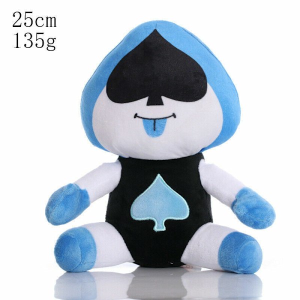 Deltarune Undertale Lancer Ralsei Asriel Plysch Figur Leksak Mjuk Fylld Docka Gåva Spades 25cm