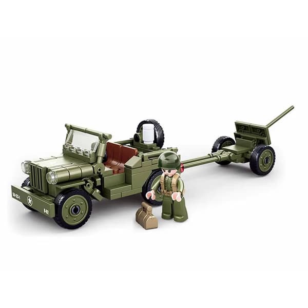 WW2 Normandie Landstigning 143 Delar Militärfordon Byggklossar Set för Barn