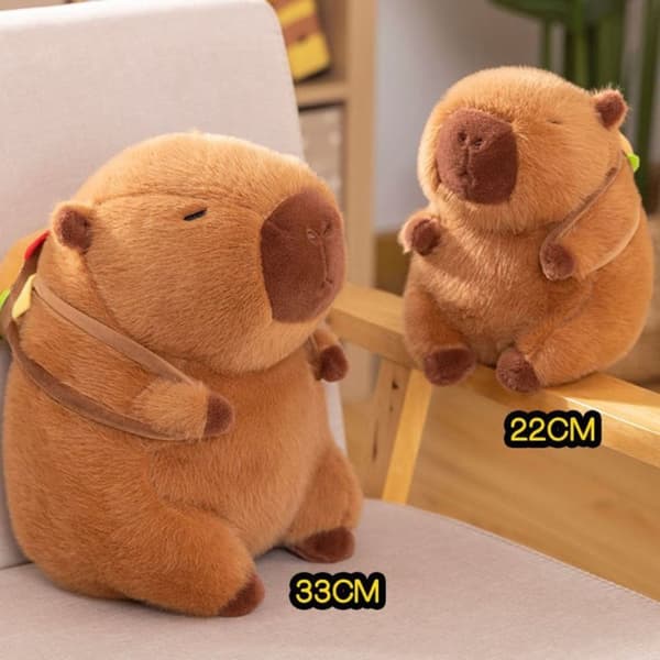 Med Hamburg Simulering Capybara Plyschleksak Capybara stoppade dockor Heminredning 33cm