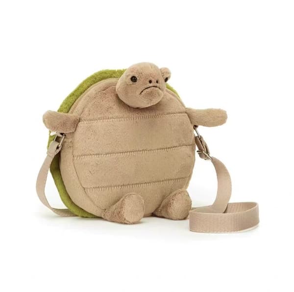 Timmy Sköldpadda Väska 26cm Mjukt Gosedjur Plysch Presenter Ny Docka