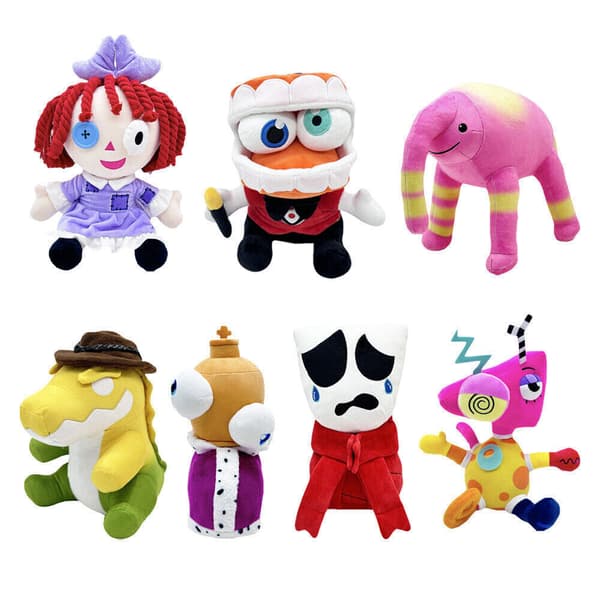 Fantastiska Digital Circus Gummigoo Serie Fylld Plyschdocka Leksak Fans Gåva mjuk 7