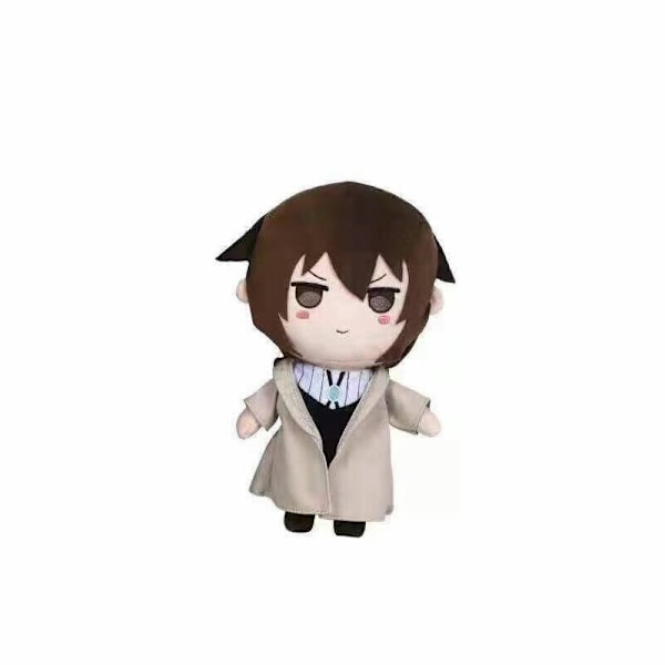 12 Anime Bungo Herrelösa hundar Dazai Osamu Nakahara Chuya Plysch söta gosedjur Dazai Osamu