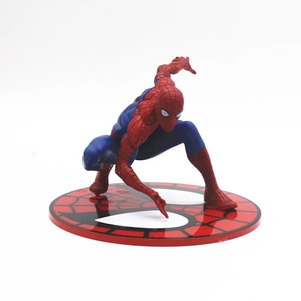 Handgjord Spider-Man Figurin - Marvel Avengers Modell med Displaybas