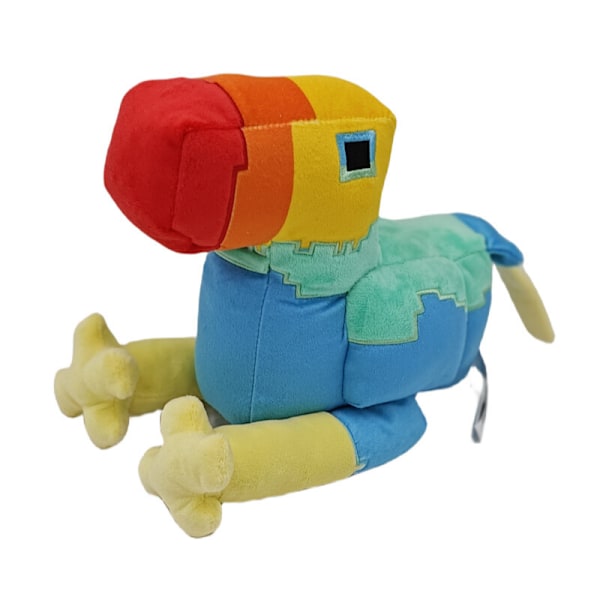 Minecraft MC Djur Kudde Plyschdocka Fylld Spel Mjuk Leksak för Barn Vuxen Gåva 20cm square chicken