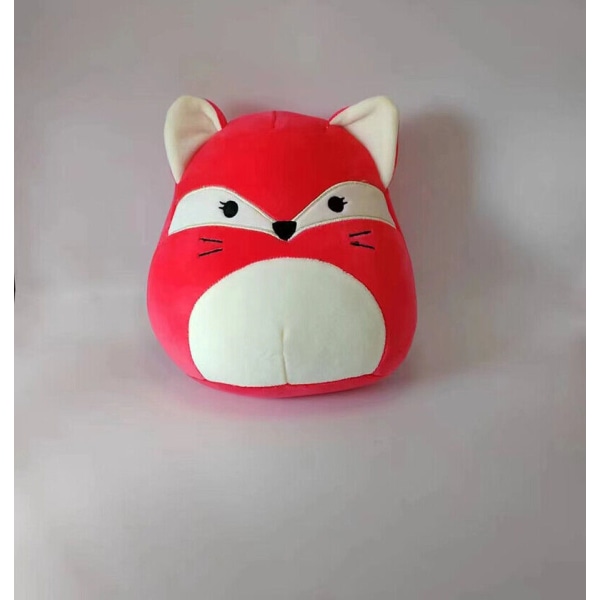 Squishmallows Docka Plyschleksak Kudde Stoppad Kuddleksak Tecknad Mjuka Leksaker Julklapp Fox