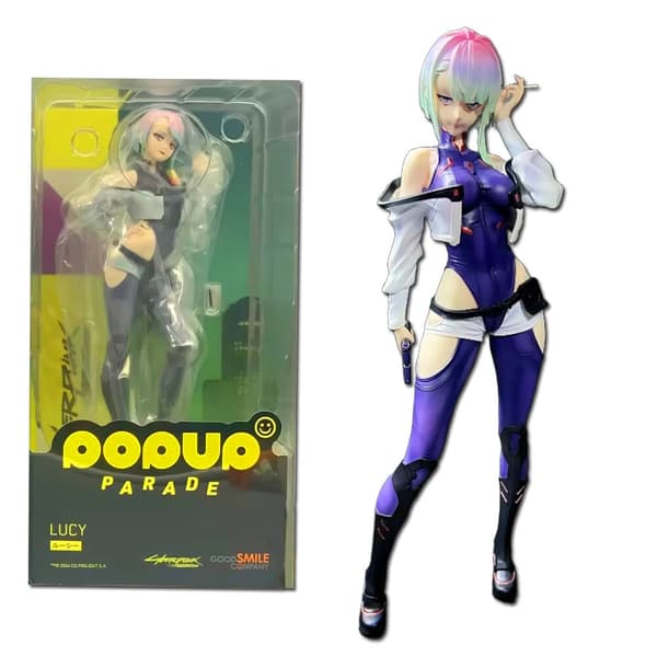 Figur Cyberpunk Edgerunners Anime Rebecca David Martinez Lucy Modell Leksak Samlarobjekt B no box