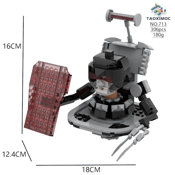 Mini Kameraman Modell Byggklossar Set för Skibidi Toalett MOC Klossar Leksaker Kit 713