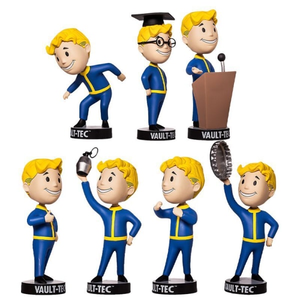Vault Fallout 4 Boy Bobblehead Gaming Anime Figurer Toys Series Model Collection 4# UNARMED