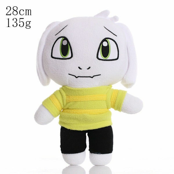 Deltarune Undertale Lancer Ralsei Asriel Plysch Figur Leksak Mjuk Fylld Docka Gåva Mengmeng 28cm