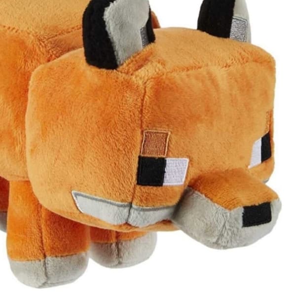 45cm Minecraft Mjukdjur Räv Gosedjur Docka MC Plyschleksak Present Barn Pojke Räv