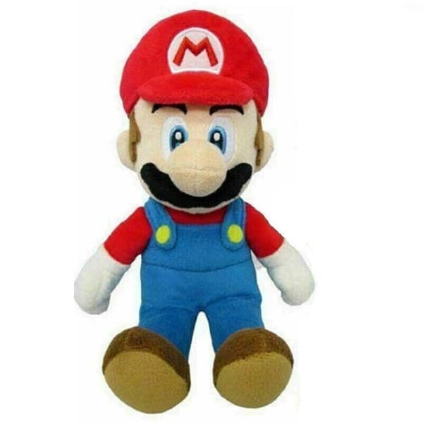 Super Mario Bros Mario / Luigi Serie Plyschleksak Docka Gosedjur Barnpresent Mario + Luigi (2pcs )