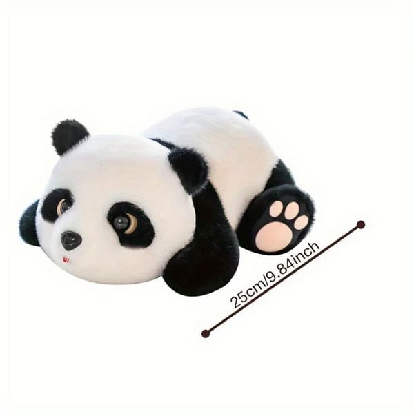 Söt Tecknad Panda Panda Docka Plyschdocka Kudde Plyschdocka Gåva Simuleringsdocka❀ Crouching 25cm