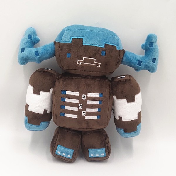 10 stilar Tecknad Minecraft Djur Plyschdocka Leksak Mjuk Fylld Barn Söt Gåva 27cm Guardian Warden Stand
