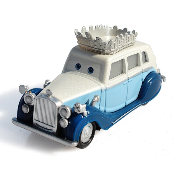 Disney Pixar Bilar Och Plan Lot Blixten 1:55 Diecast Modell Leksaker Gåva Lös Bil The Queen