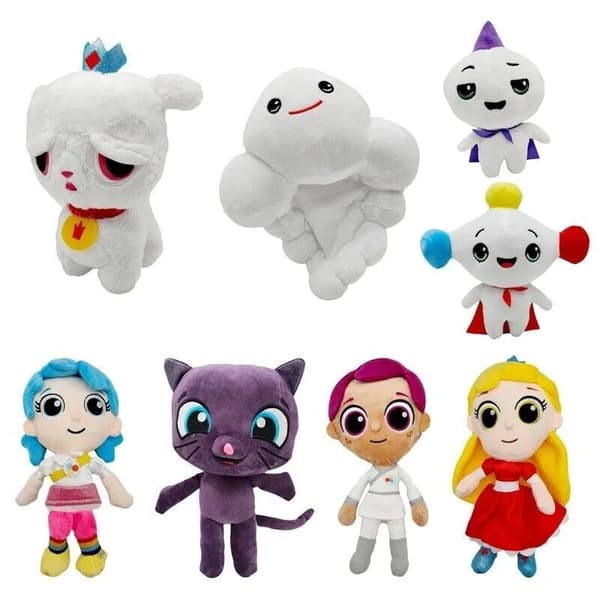 True And The Rainbow Kingdom Plyschdocka Zee King Bartleby Cat Mjukleksak Barnpresent True & Bartleby & Rainbow King
