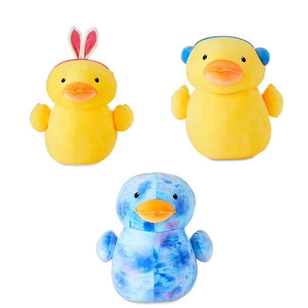 Djurdocka 20CM Gul anka fylld kudde Plysch mjuka leksaker Presentdocka C One Size