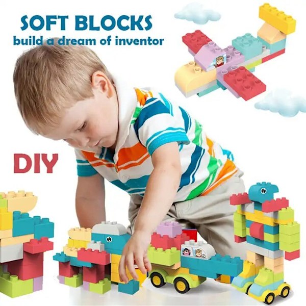 Rymd Byggklossar För Barn Pedagogisk Konstruktionsleksak Set med 150/100 st 330 Pcs Building Block