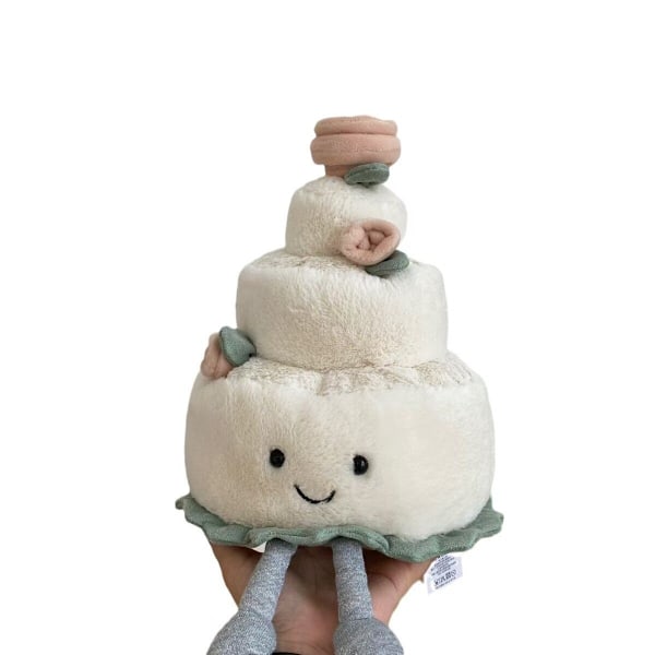 Jellycat Samlarobjekt Bröllopstårta Plysch – 28CM Ny Inkluderar Presentpåse leksak mjuk