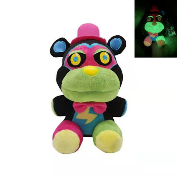 Luminous Funko FNAF Stuffed Plysch Fem nätter på Freddy's Plushie Dolls Moondrop Luminous Bear