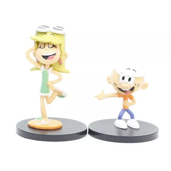 Barn 8-pack The Loud House Figurleksaker från TV-programmet Nickelodeon 5-8 cm