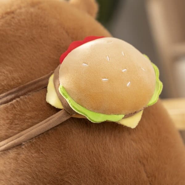 Med Hamburg Simulering Capybara Plyschleksak Capybara stoppade dockor Heminredning 23cm