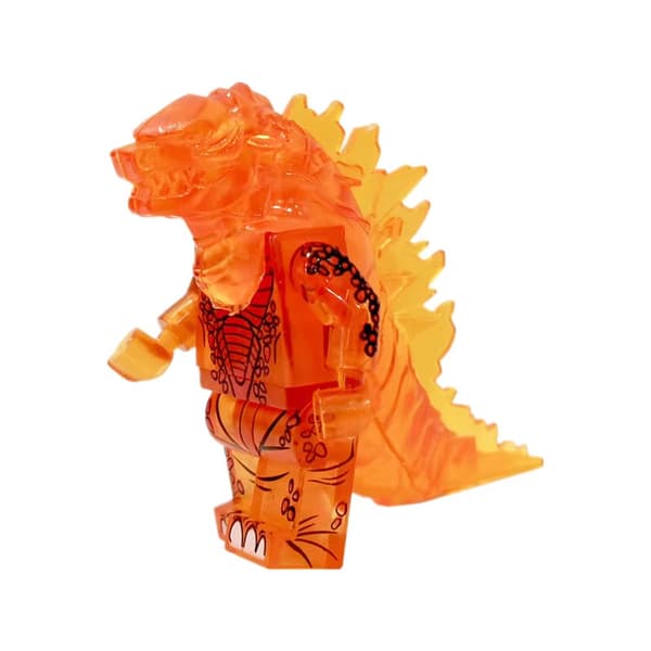 Godzillaes Filmserie Stor Dinosaurie Byggkloss Monsterking Mini Animation A 25